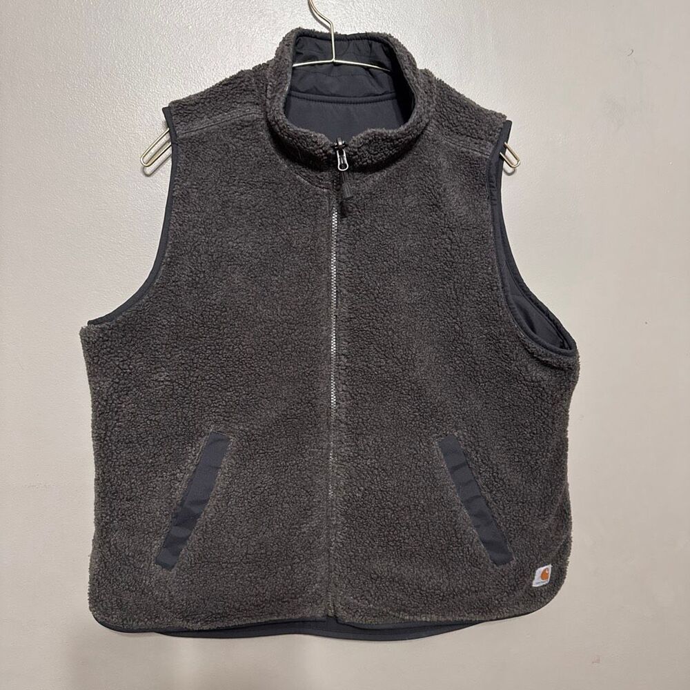 Carhartt women's utility sherpa-lined puffer vest size XL - Picture 3 of 7
